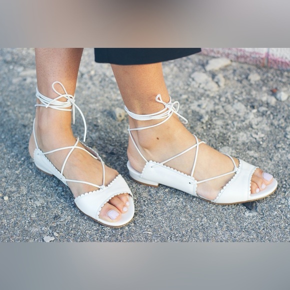L.K.Bennet lace up sandals - Picture 1 of 4